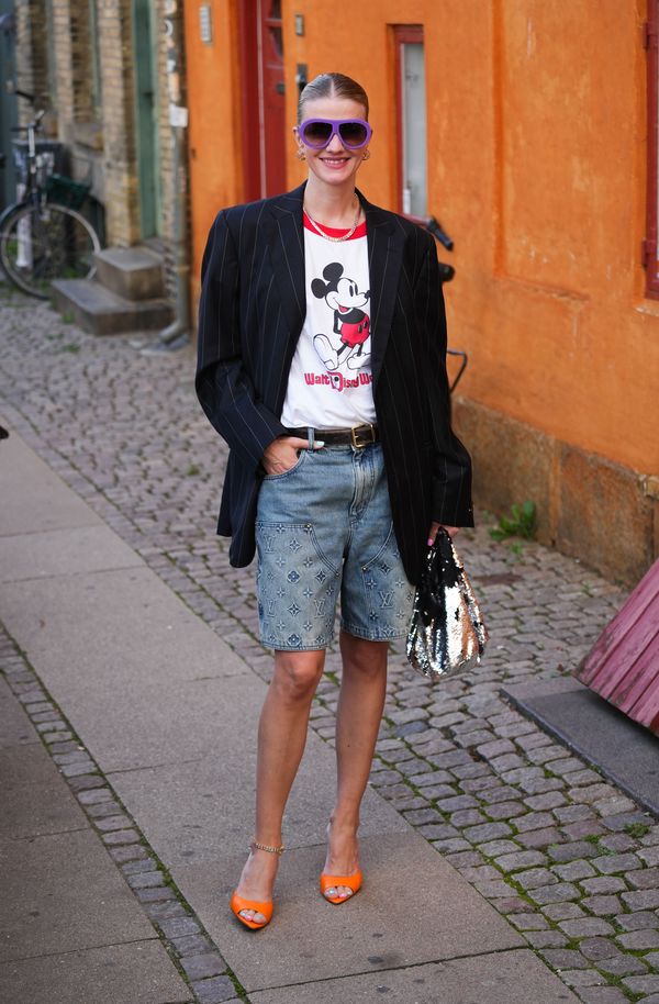 Street style look tijdens Copenhagen Fashion Week SS24