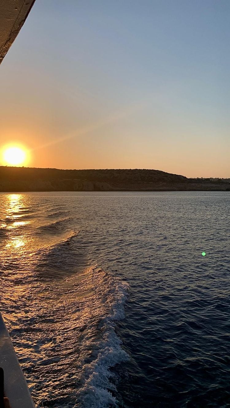 Zonsondergang Cyprus