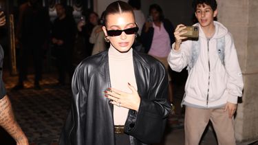Hailey Bieber On A Night Out With Friends In Paris