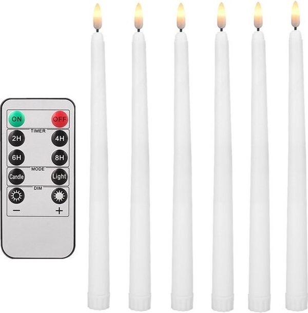 ledkaarsen met afstandsbediening