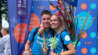 thomas drinkenburg met zus 4daagse