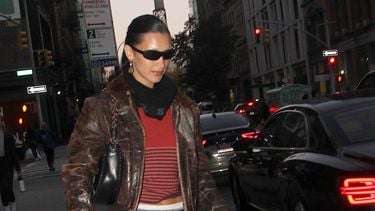 Bella Hadid seen steps out in NYC.