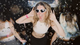 condens druppels festivaltent zweet