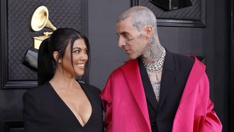 Kourtney Kardashian en Travis Barker bruiloft huwelijksfoto's