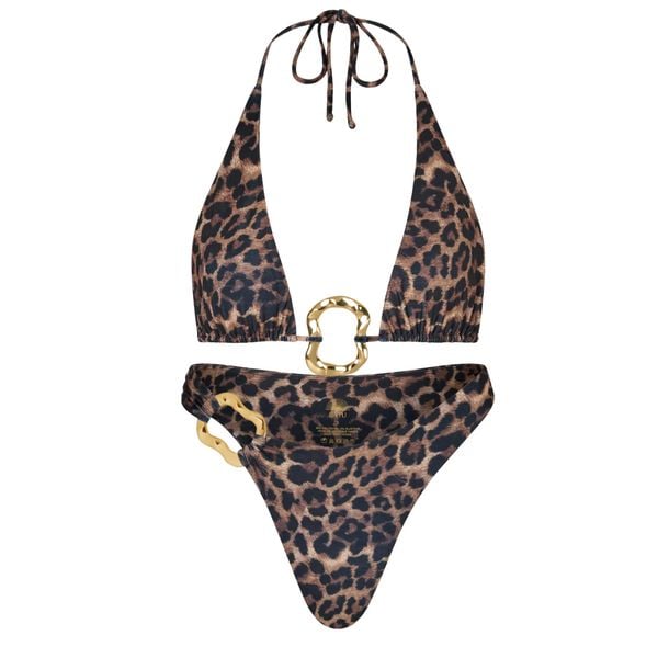 Bayu The Label Romee Strijd panter bikini