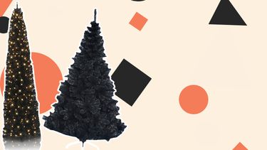 zwarte kerstbomen kerst