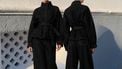 costes pak spijkerstof kantoor proof