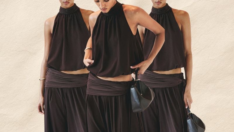 haltertop met ballonbroek h&m pak