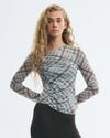 H&M Asymmetrische top van mesh