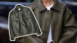 na-kd dupe the frankie shop leren jas