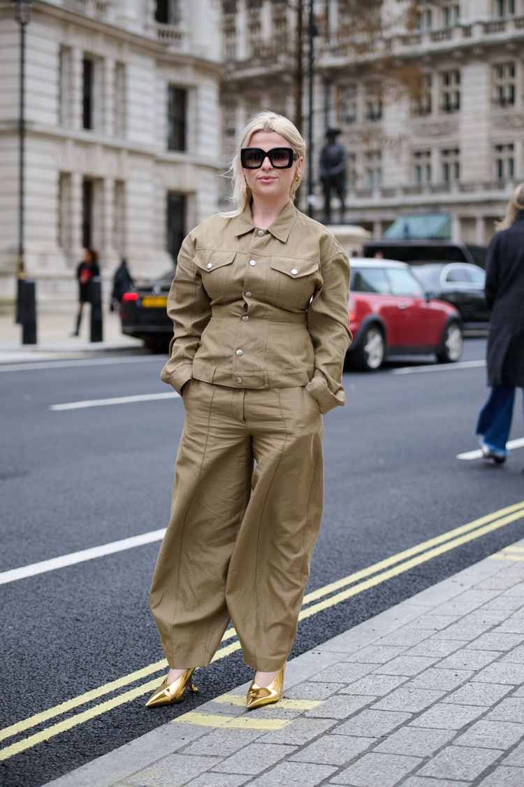Street Style, London Fashion Week, London, UK - 16 Feb 2024