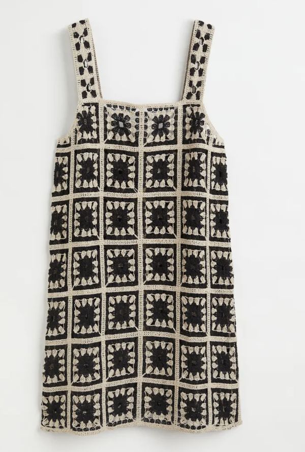 crochet jurk H&M