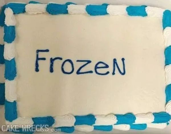 Frozen taart