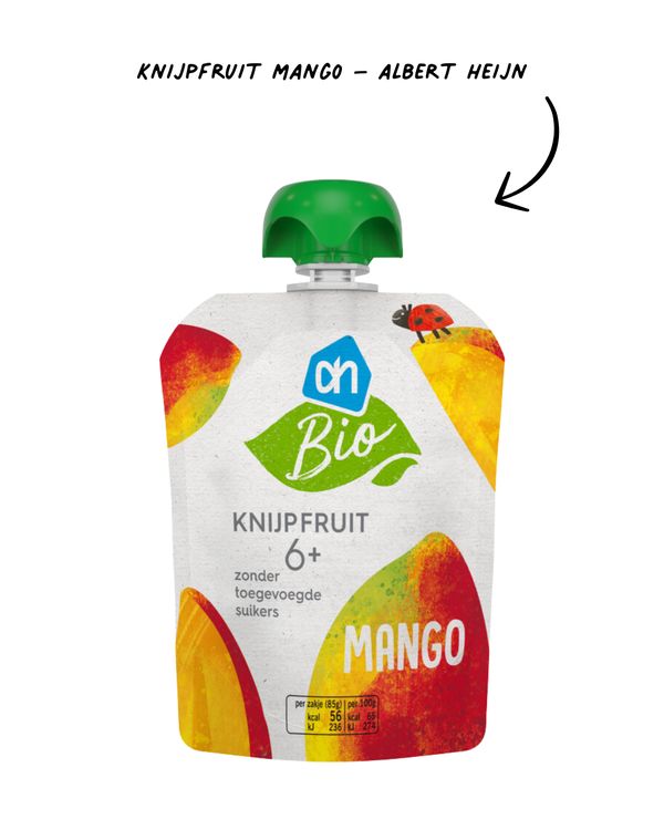 knijpfruit mango iced matcha latte