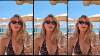 Bayu The Label Romee Strijd panter bikini