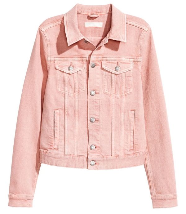 roze denim jacket
