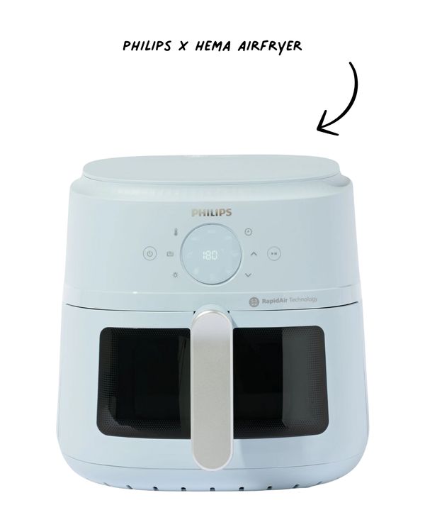 hema philips airfryer babyblauw