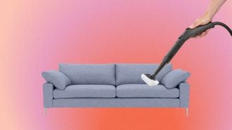 bank schoonmaken met stoomreiniger