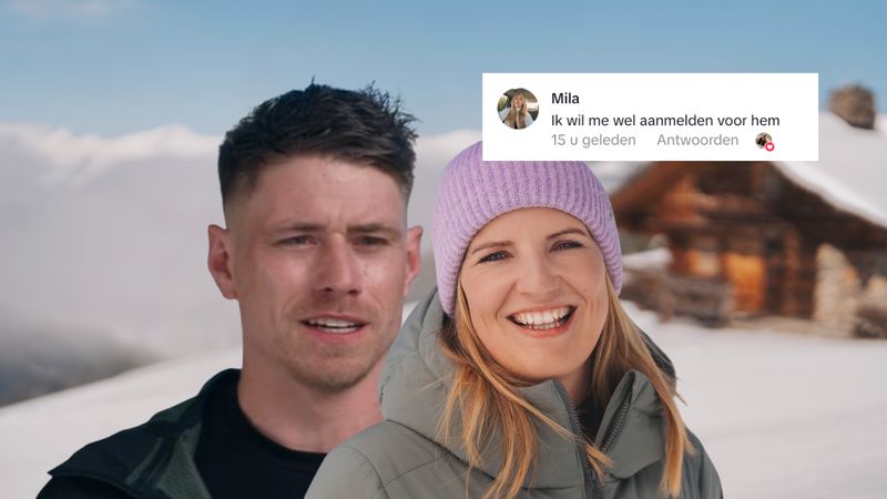 knappe man in winter vol liefde 2026