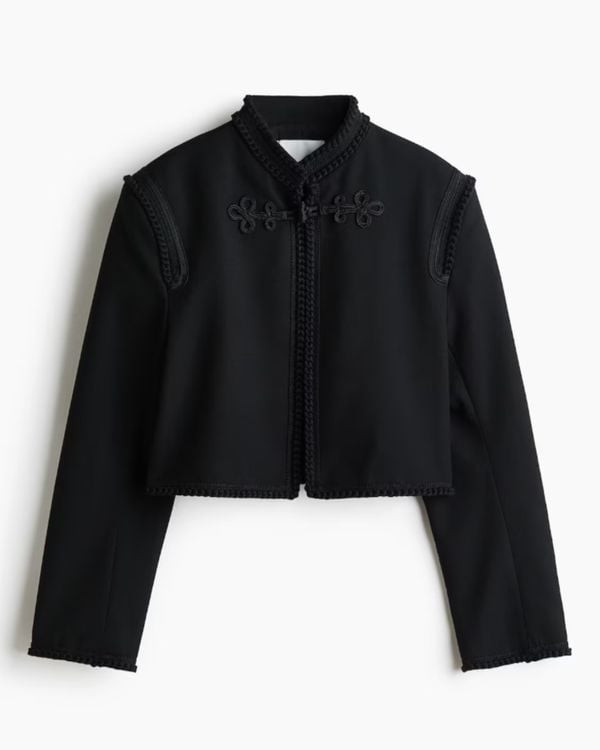 H&M Kort jack met gevlochten details