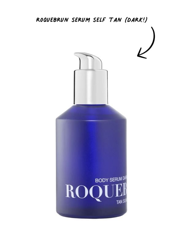 zelfbruiner lichaam roquebrun serum self tan dark