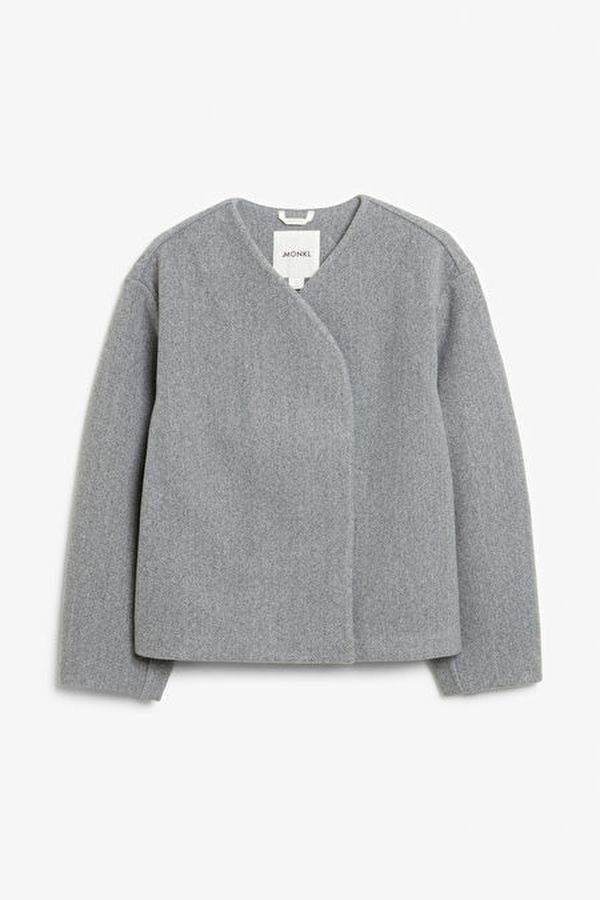 monki texturized jacket