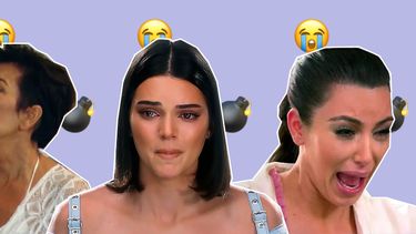 kardashian zussen huilen